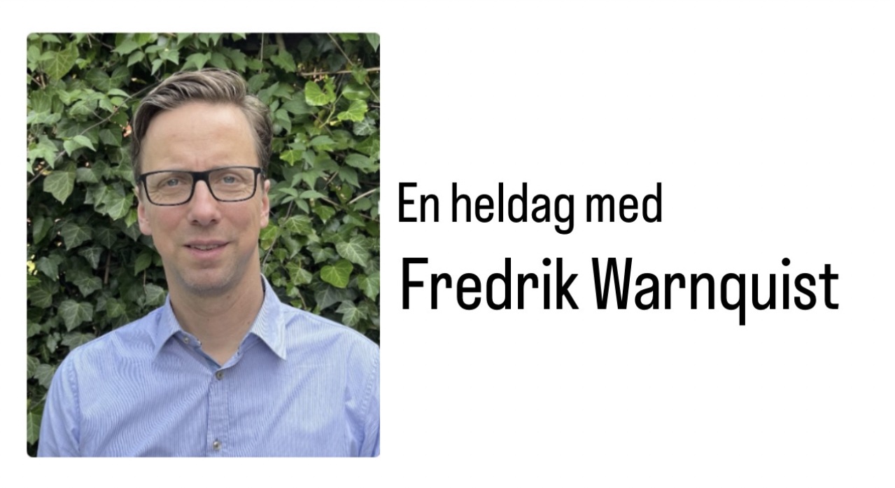 En hel dag med Fredrik Warnquist