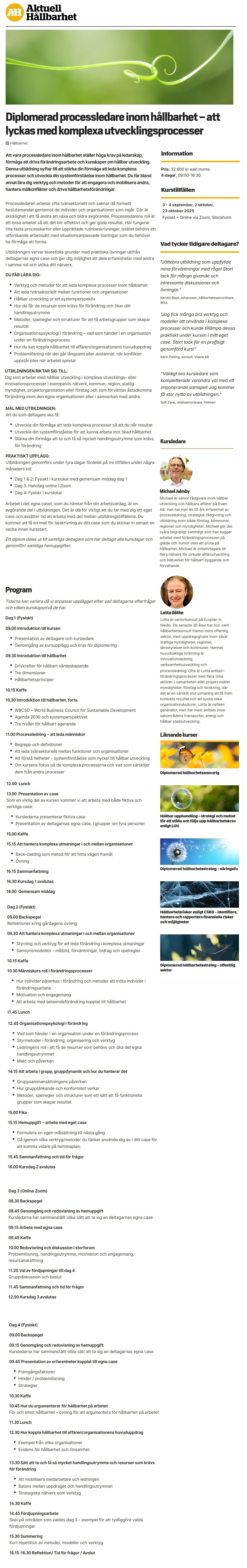 ESG-analys och strategi – att förstå, hantera och integrera ESG