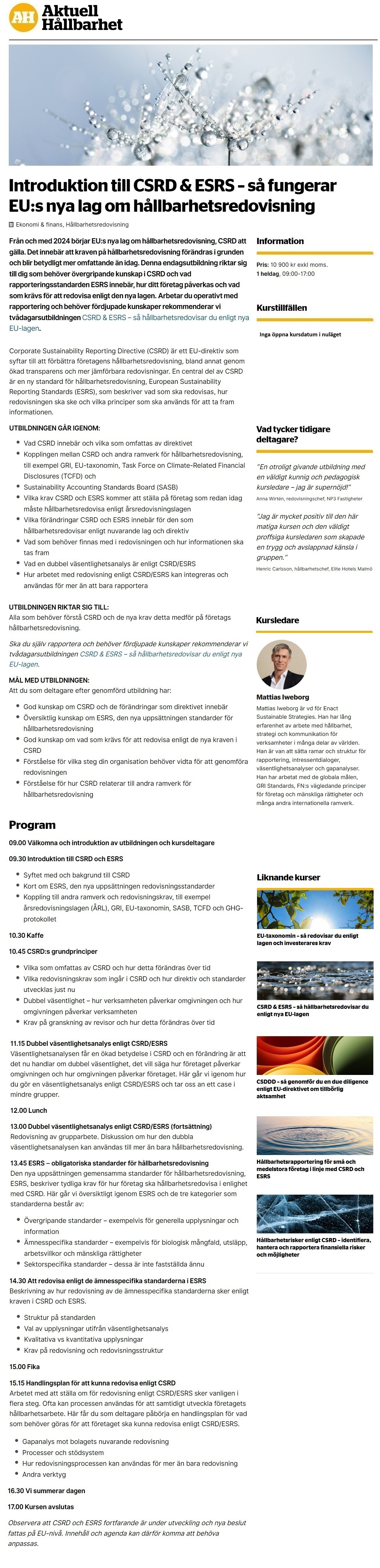 Human rights due diligence – identifiera, hantera och redovisa MR-risker enligt kommande EU-lag