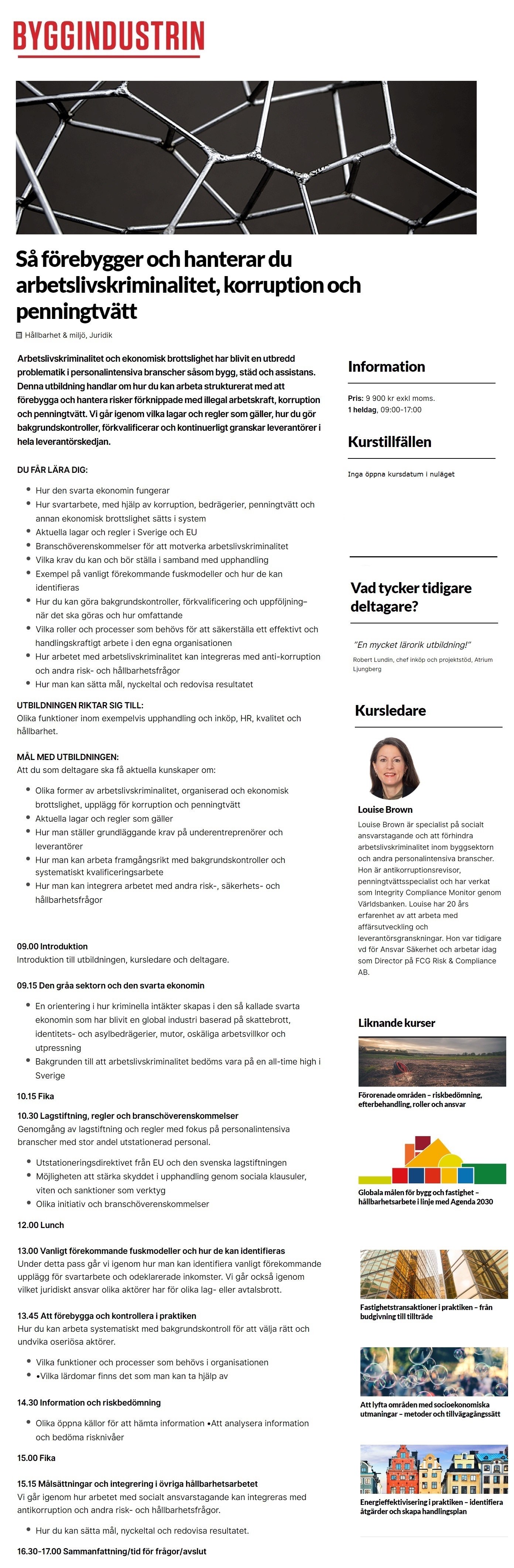 Så förebygger och hanterar du arbetslivskriminalitet, korruption och penningtvätt