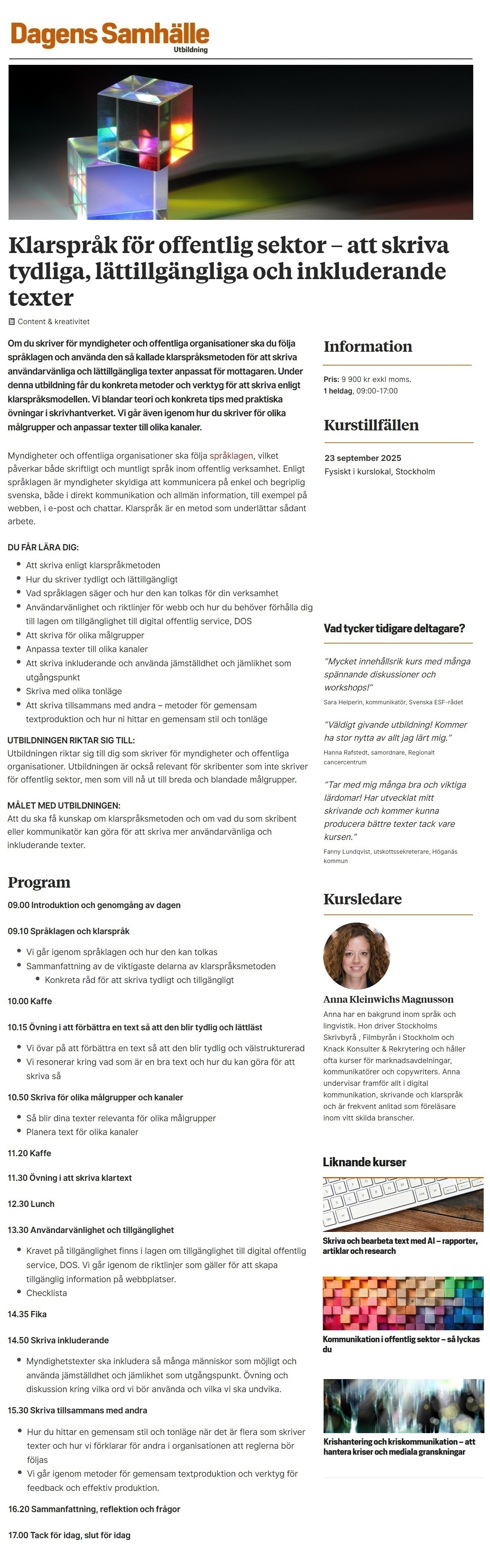 Skapa snygga och proffsiga klipp och filmer till webb och sociala medier