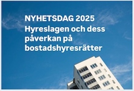 Nyhetsdag - Bostadshyra Hyresrätt