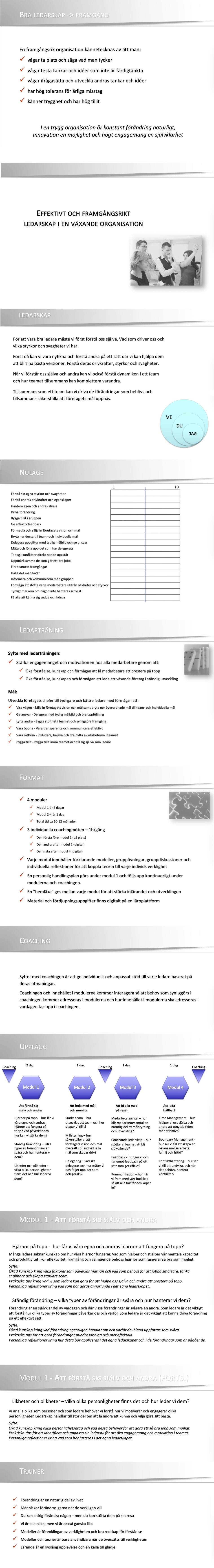 Presentation Ledarskap i en växande organisation