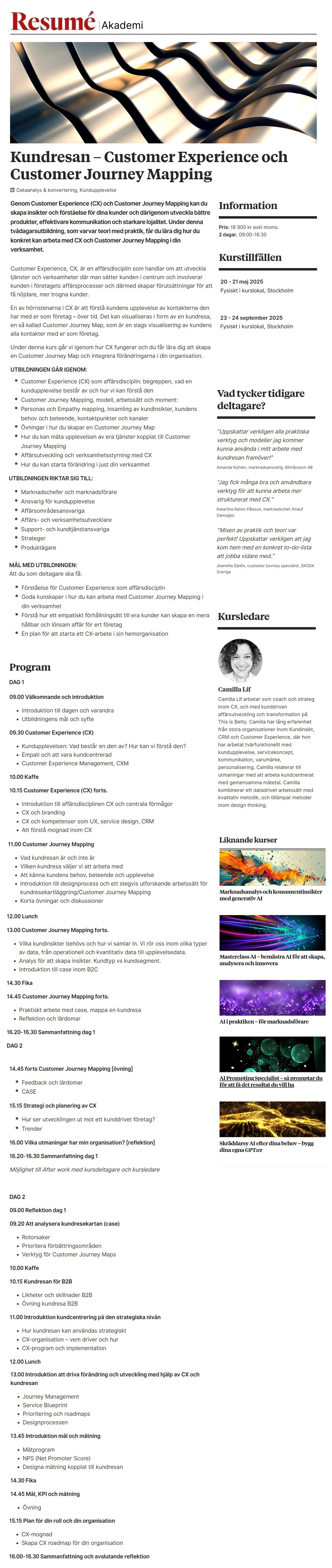 Kundresan – Customer Experience och Customer Journey Mapping